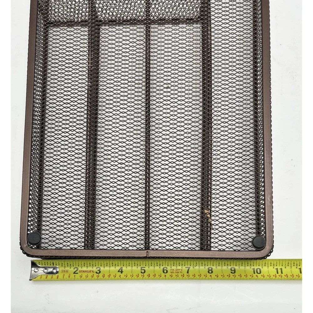 Tray for Drawer, Flatware Organizer,‎ Metal Drawer Bronze Color, Metal 5-Comp